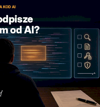 Kto się podpisze pod kodem od AI? Odpowiedzialność, code review i plan na awarię