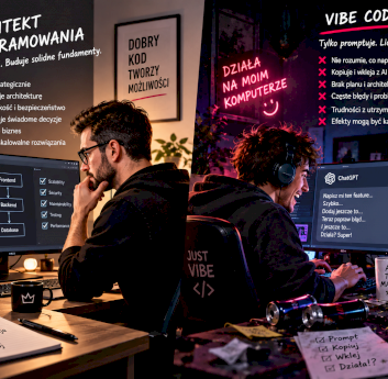 Czym się różni architekt programowania od vibe codera: co naprawdę je różni i kogo potrzebujesz do swojego produktu?