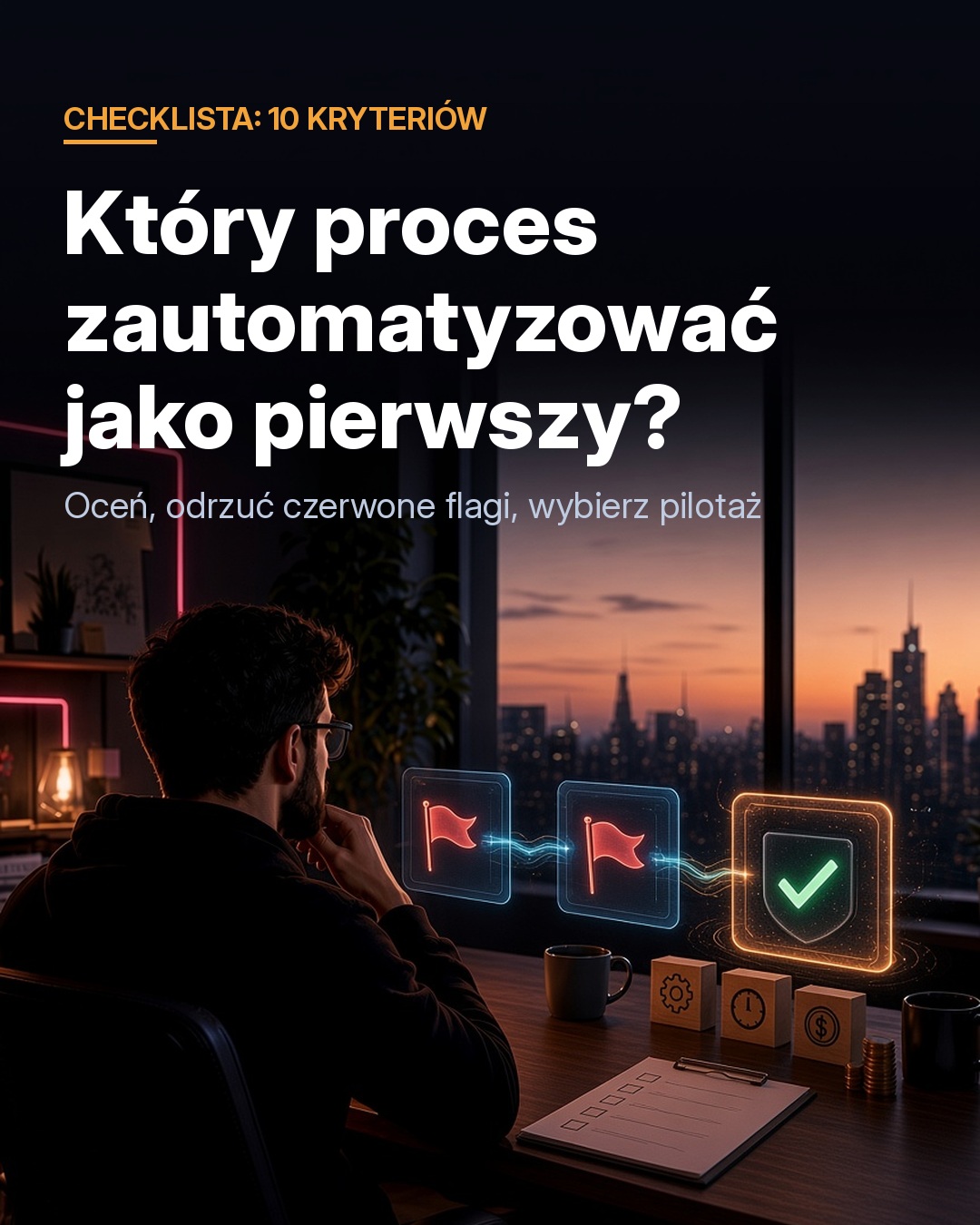 "Mamy licencję, co by tu zautomatyzować?"

To odwrócona kolejność.

Klienci najczęściej przychodzą do mnie z obiegiem dokumentów, fakturami, obsługą klienta i onboardingiem. Każdy...