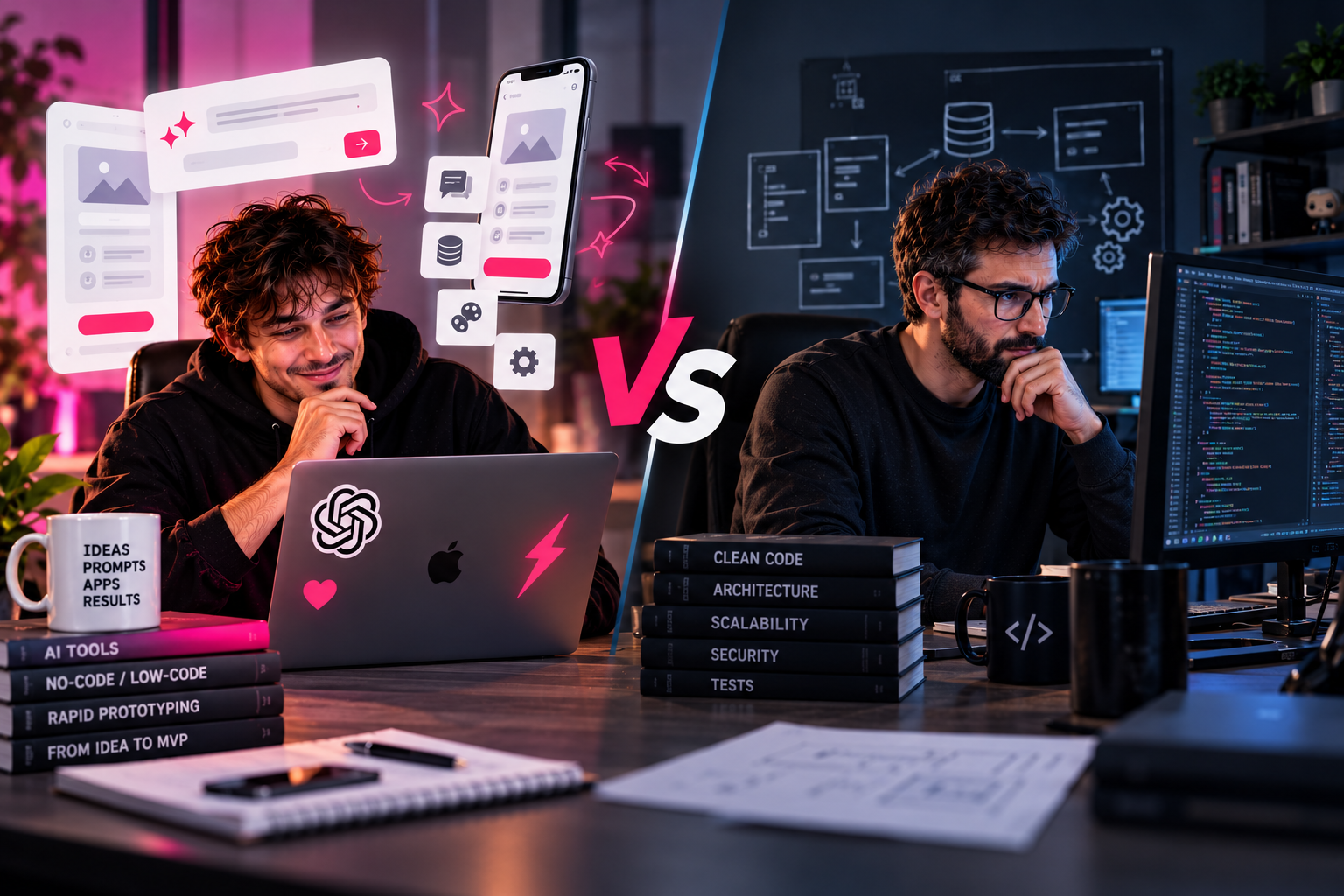 App Builder vs programista - czym się różnią i kto lepiej zbuduje Twoją aplikację?