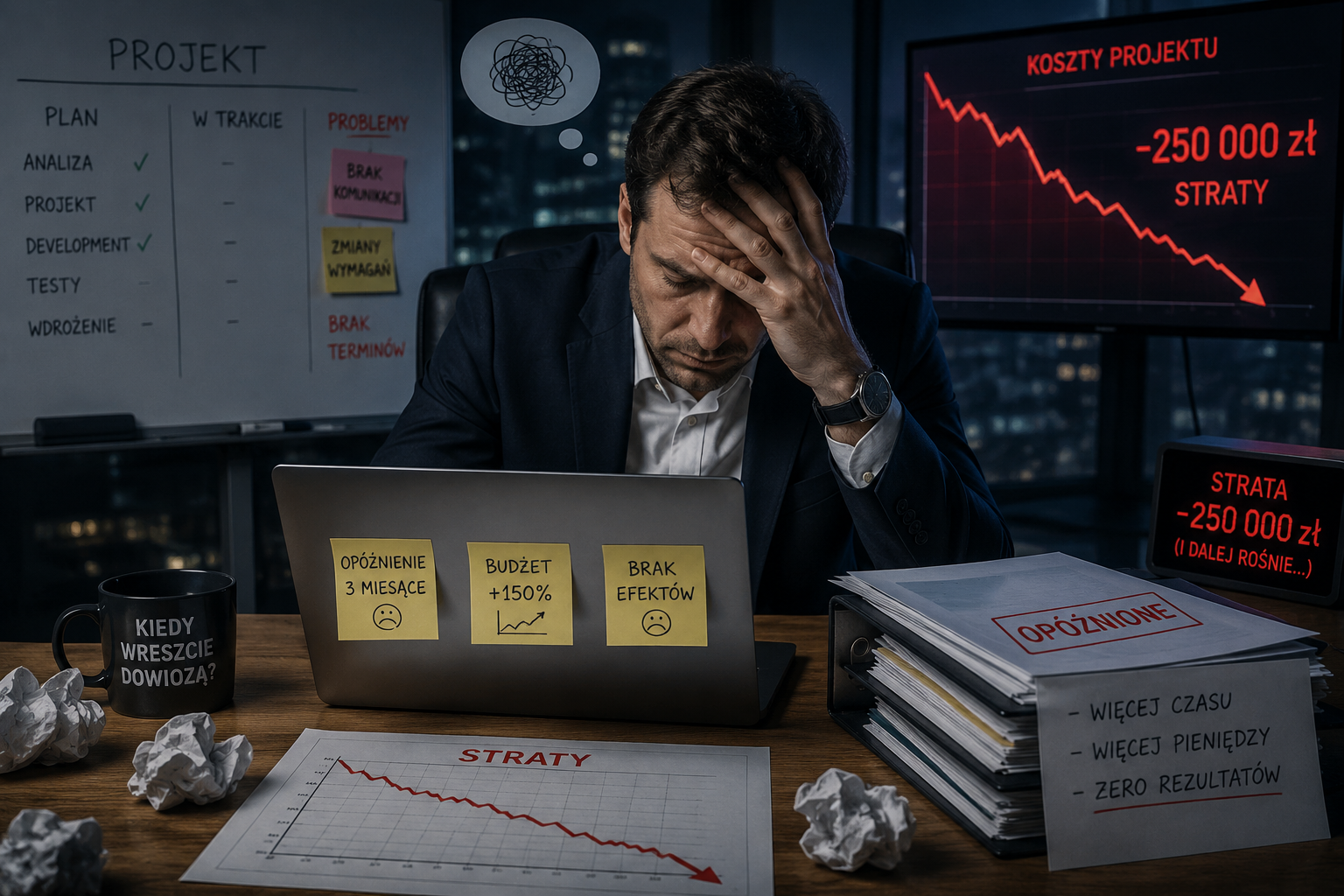 Software house nie dowozi projektu – co zrobić krok po kroku?